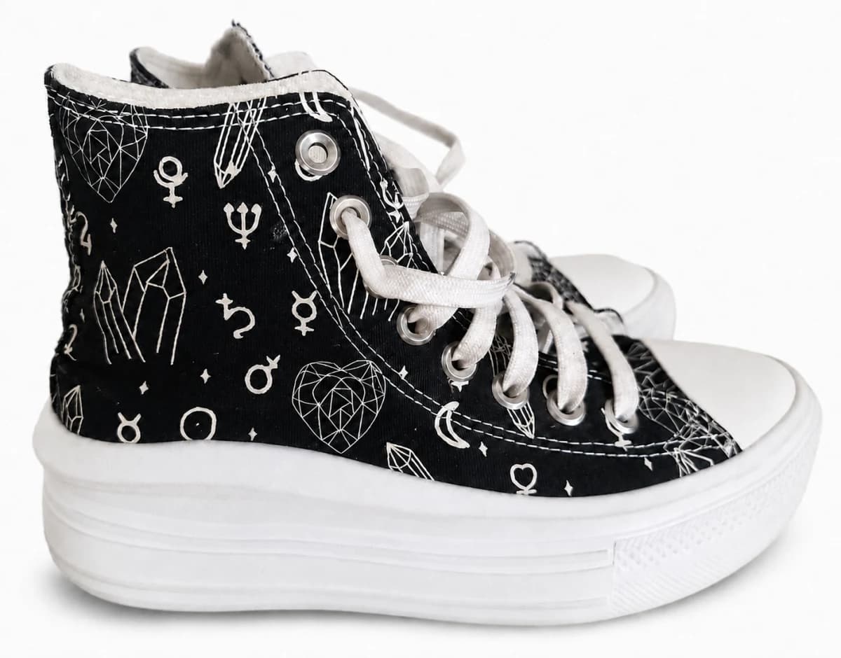 Converse Chuck Taylor All Star Move High "Mystic Crystals/Crystal Energy"