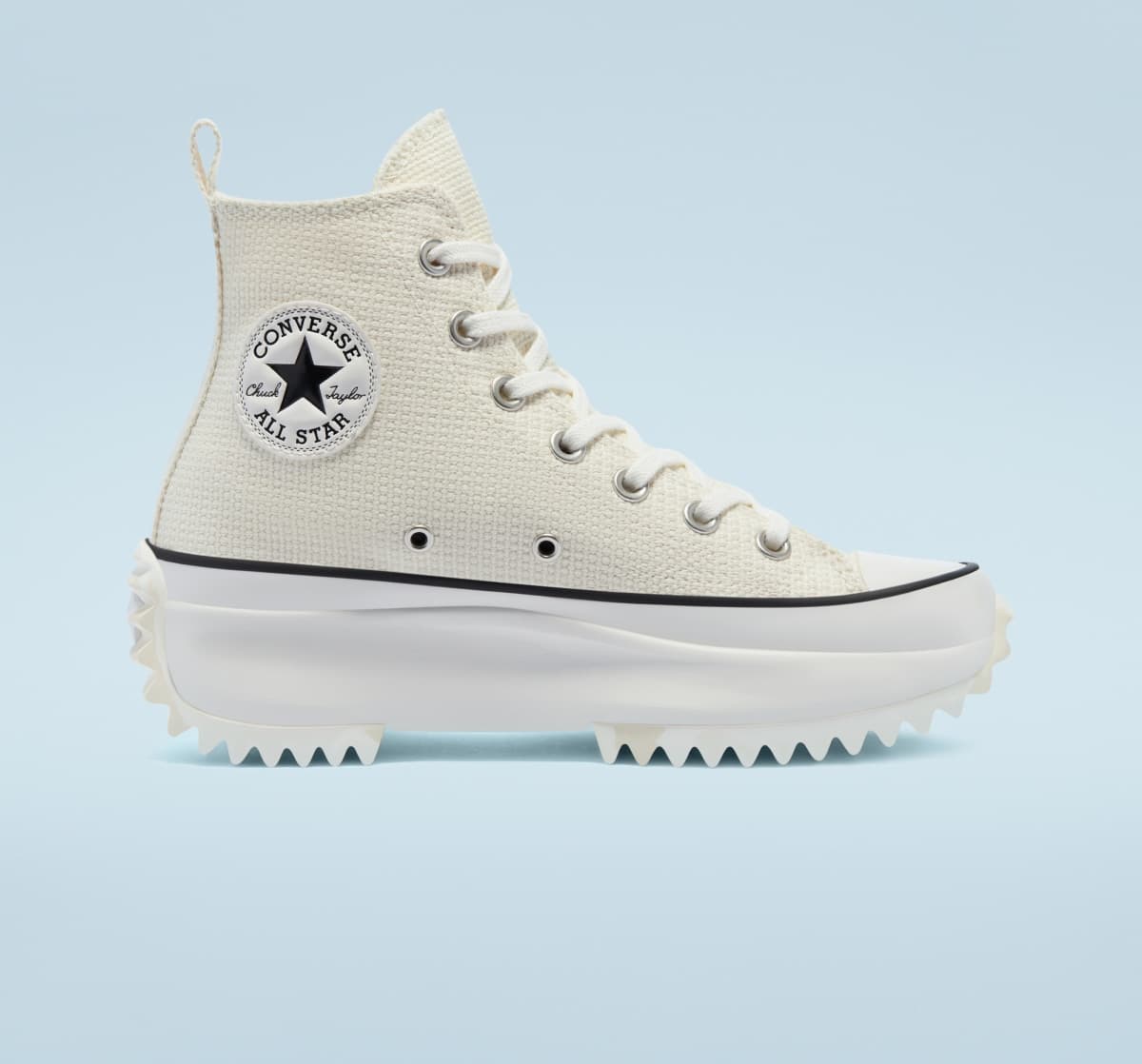 Converse Run Star Hike Platform Tonal Marble "Egret / White / Multi"