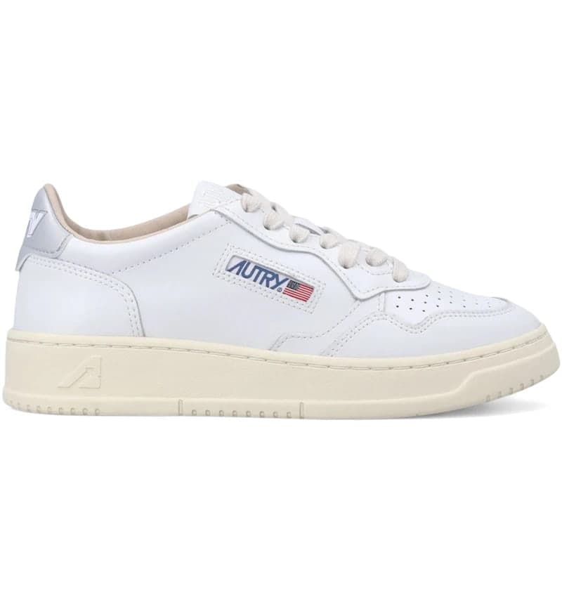 Autry Medalist Low White Silver (Women's)