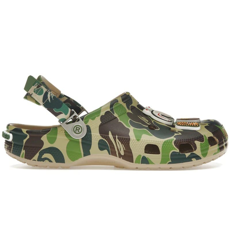 Crocs Classic Clog A Bathing Ape ABC Camo Green