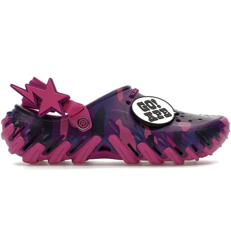 Crocs Echo RO Clog Bape Grapeberry Camo