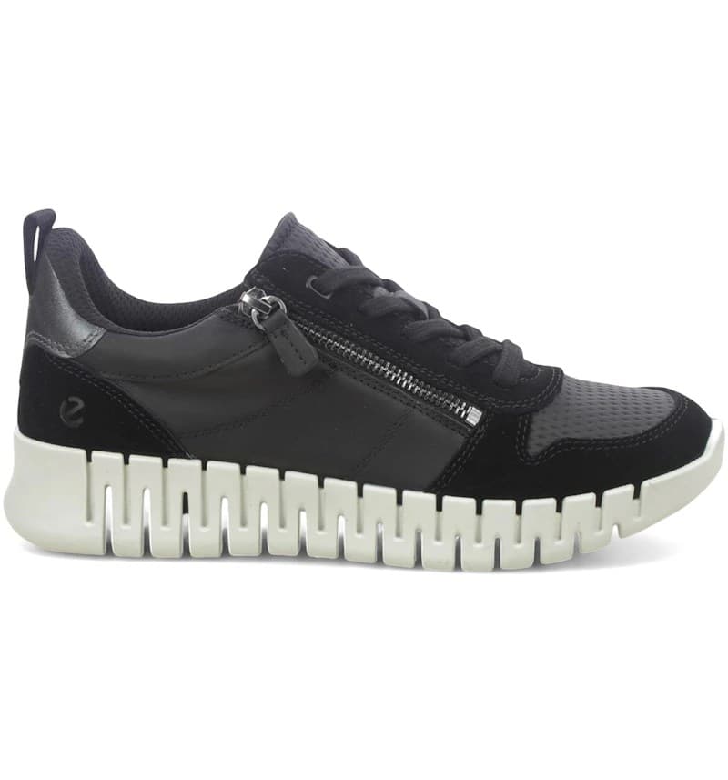 Ecco Gruuv Black Zip (Women's)