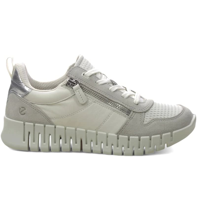Ecco Gruuv White Zip (Women's)