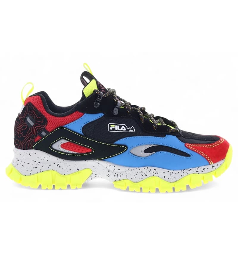 Fila Ray Tacer TR 2 Black Red Blue Lime