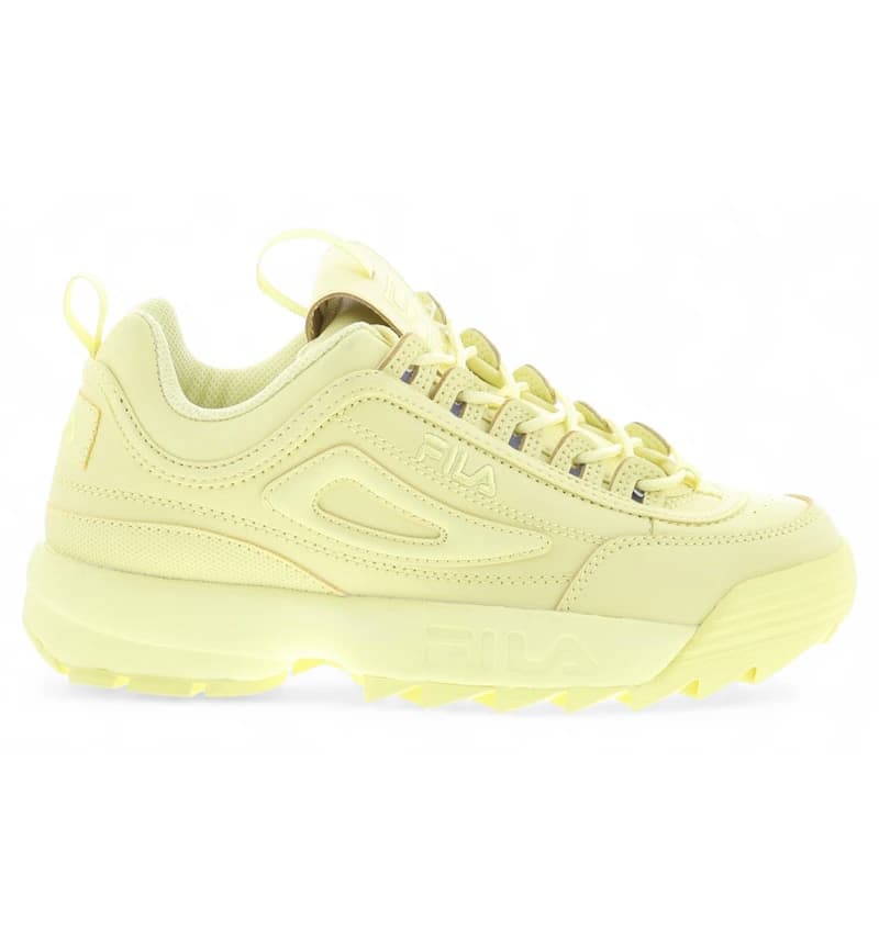 Fila Disruptor II Light Yellow (Women's)