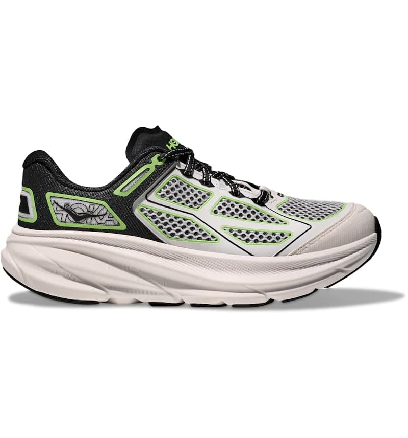 Hoka One One Clifton One9 Black White Green