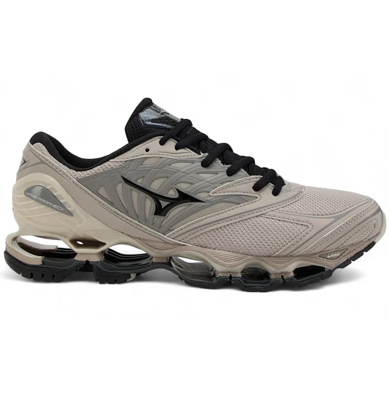 Mizuno Wave Prophecy LS Silver Cloud Black Opal Gray