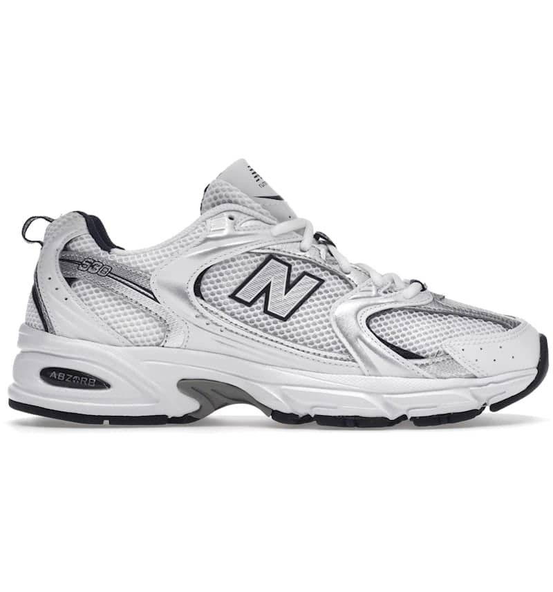 New Balance 530 White Silver Navy