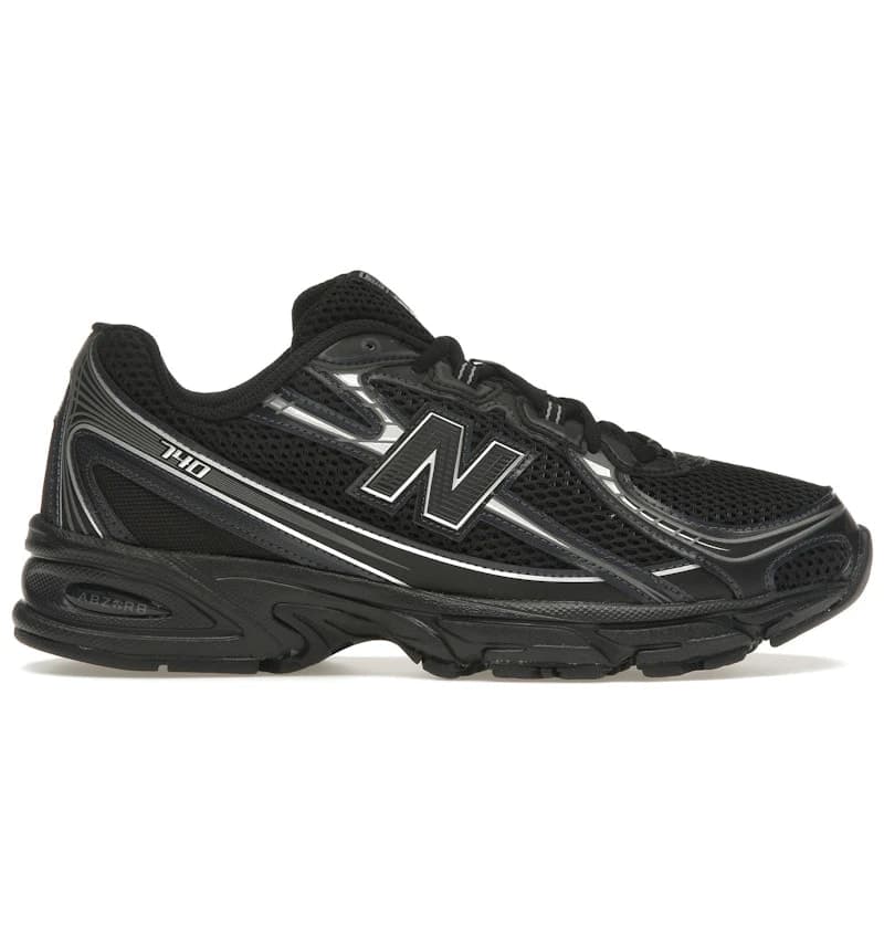 New Balance 740v2 Black Grey Silver