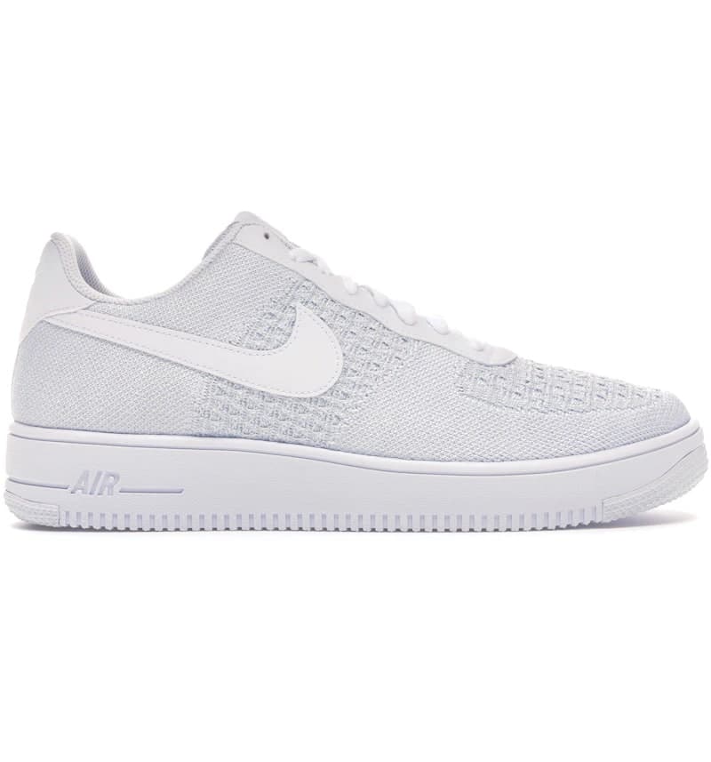 Nike Air Force 1 Flyknit 2 White Pure Platinum