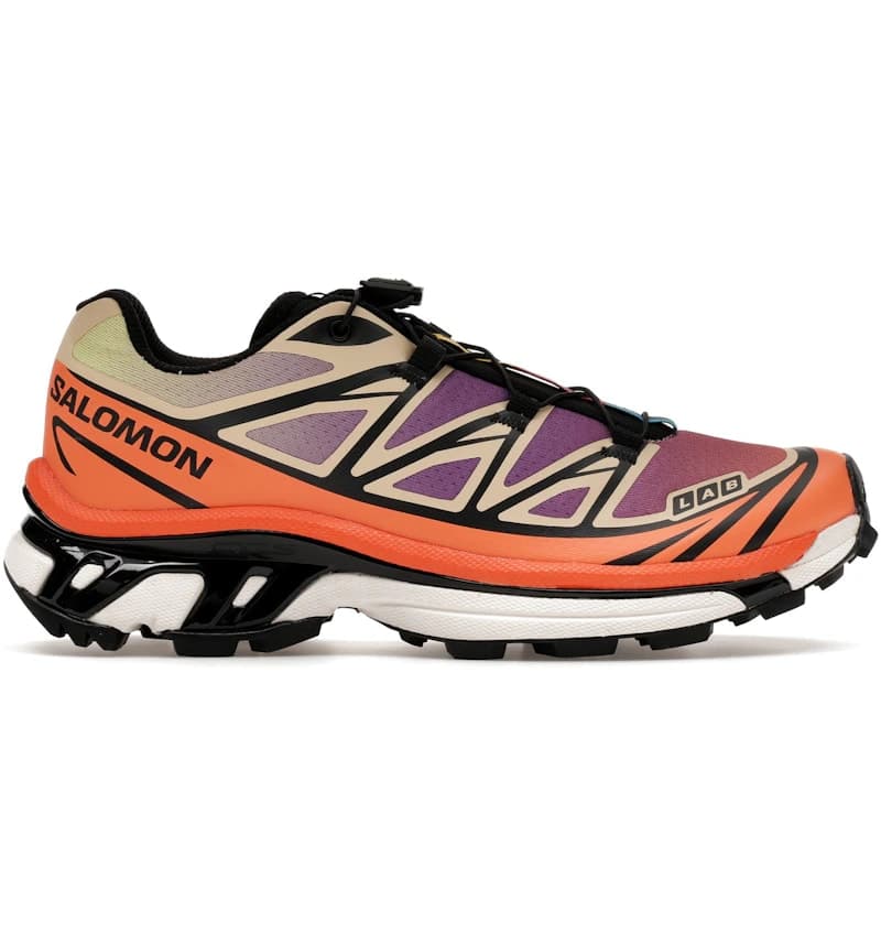 Salomon XT-6 Black Almond Dragon Fire