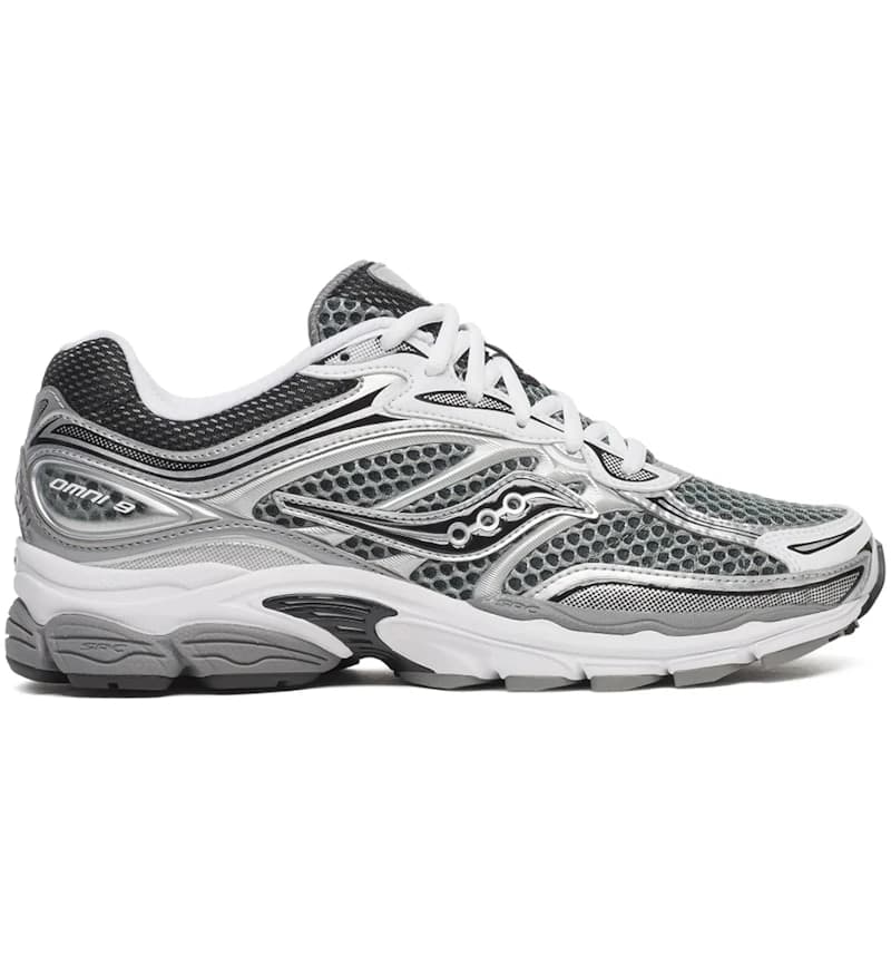 Saucony ProGrid Omni 9 Grey Silver Black