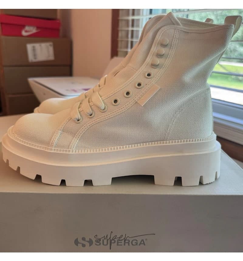 Superga 3051 Alpina Apex High Total Beige Natural (Women's)