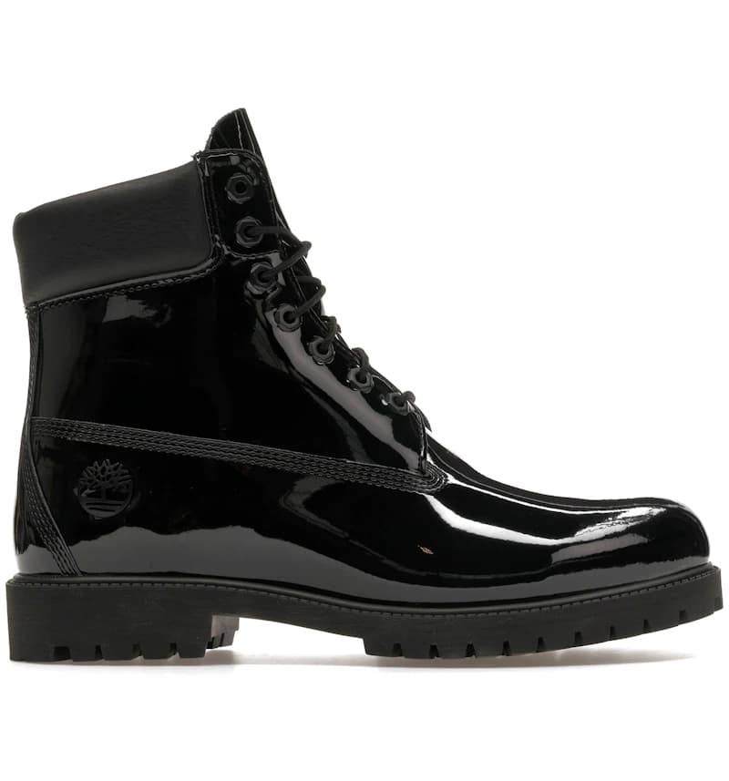 Timberland 6" Premium Waterproof Patent Boots Black