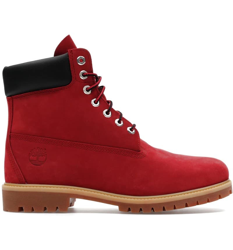 Timberland 6" Premium Waterproof Boot Dark Red Nubuck
