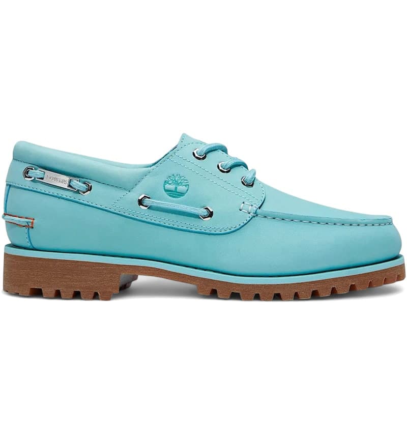 Timberland 3-Eye Classic Lug Boat Shoe Jacquemus Aqua Nubuck