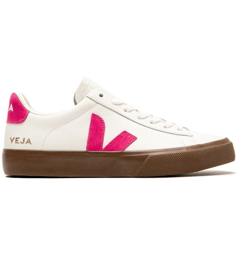 Veja Campo Leather White Pink Bark (Women's)