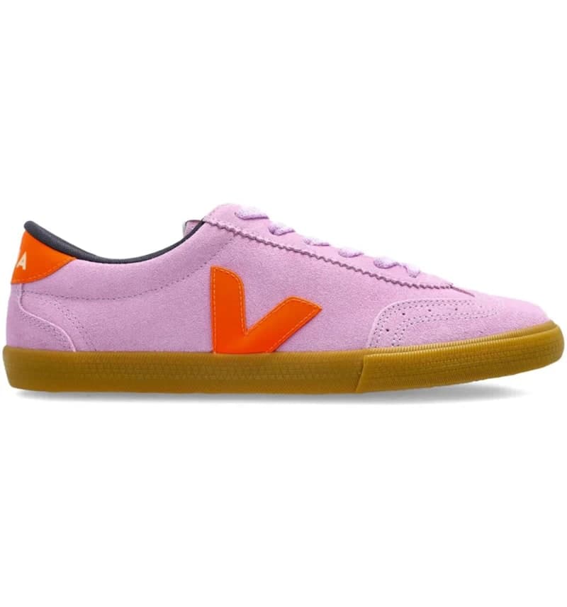 Veja Volley Suede Orchid Fury Natural (Women's)